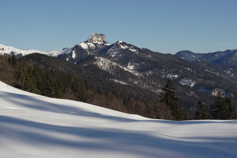 Blick auf Rossstein und Buchstein