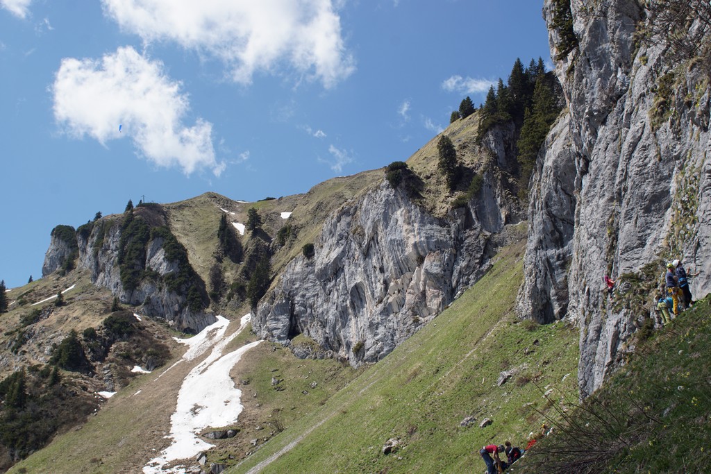 Stie- Alm Mauer und Hauptwand