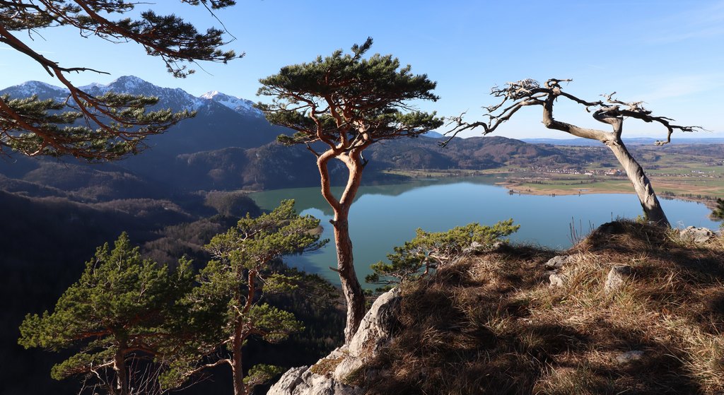 Kienstein, Ausblick nach Westen