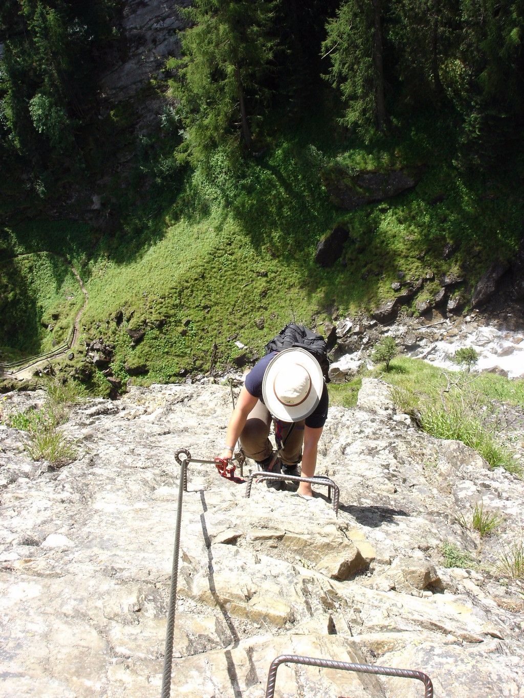 Lehner Wasserfall Ötztal Klettersteig