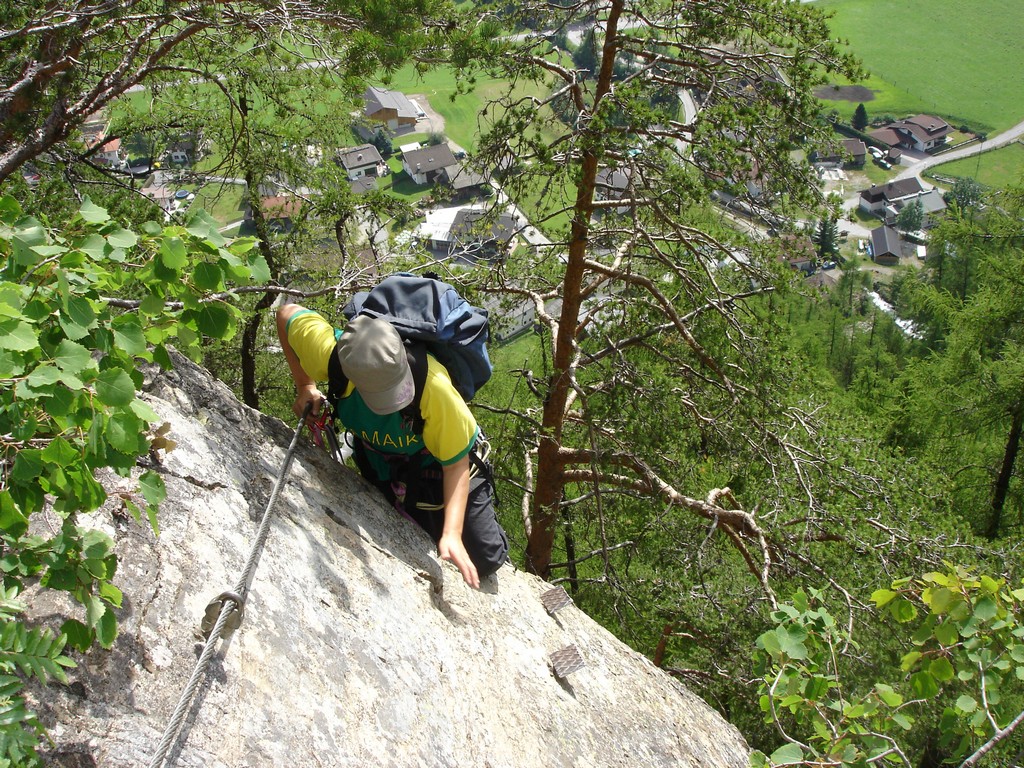 Lehner Wasserfall Ötztal Klettersteig