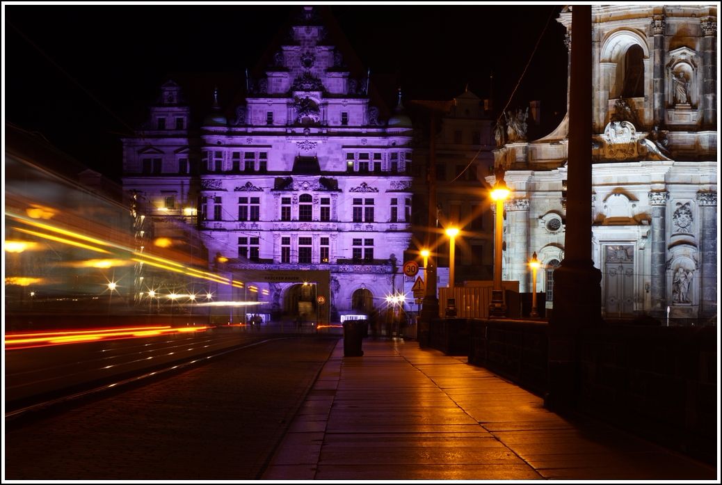 Augustusbrücke und Schlossplatz