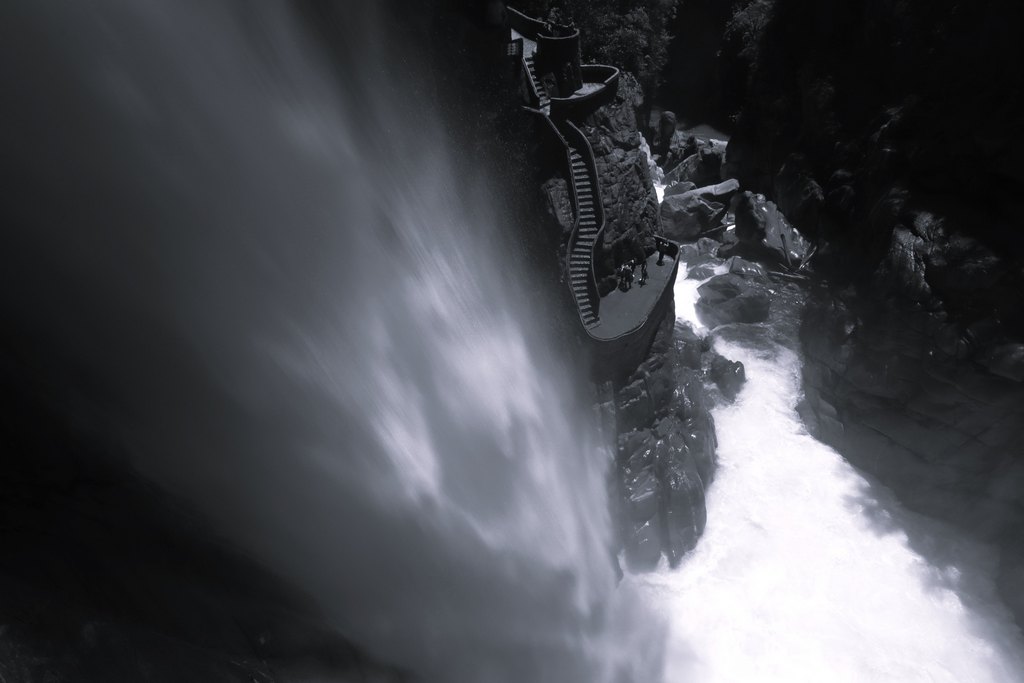 El Pailón del Diablo Treppen