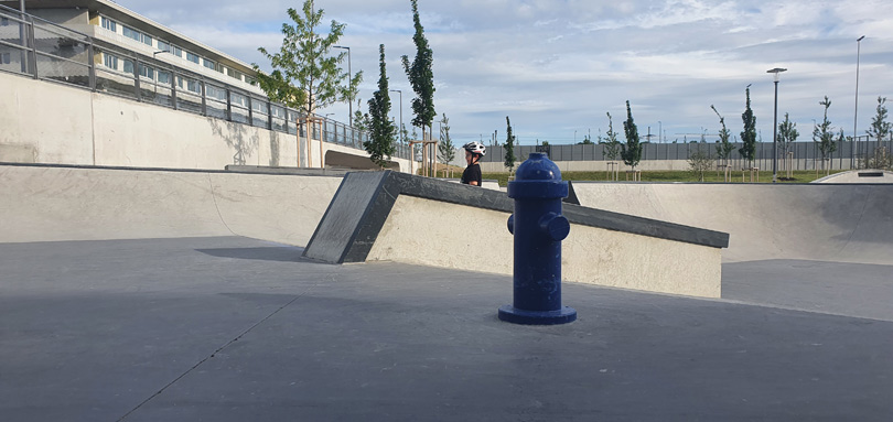 Skatepark am Bildungscampus in München Neuaubing