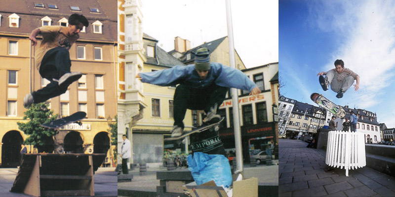 Skateboarding 90er Müntzplatz