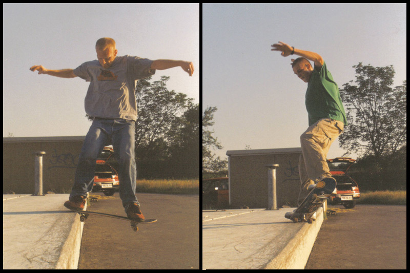 Skateboarding 90er Massa Curb