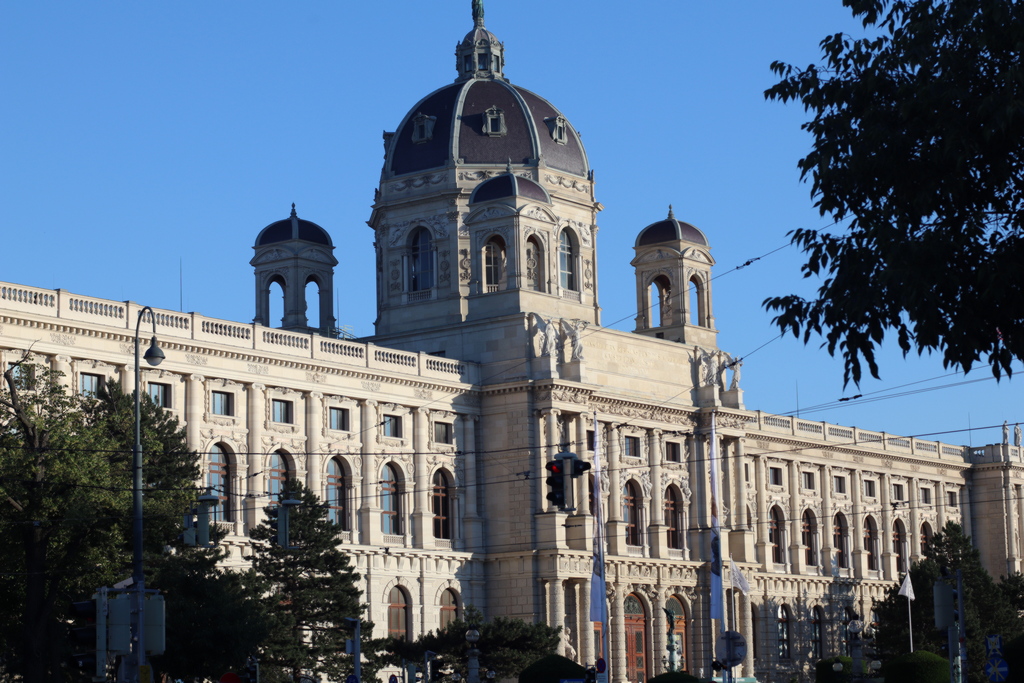 Naturhistorischen Museum und dem Kunsthistorischen Museum