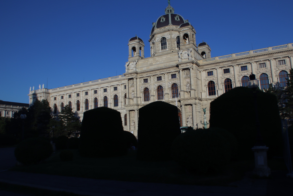 Naturhistorischen Museum und dem Kunsthistorischen Museum