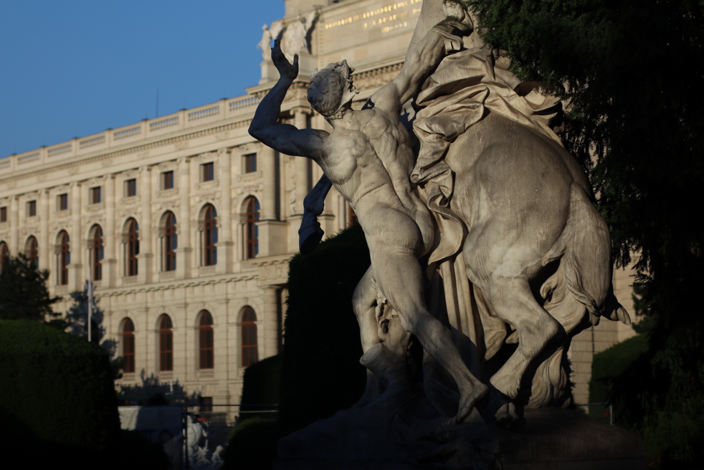 Naturhistorischen Museum und dem Kunsthistorischen Museum