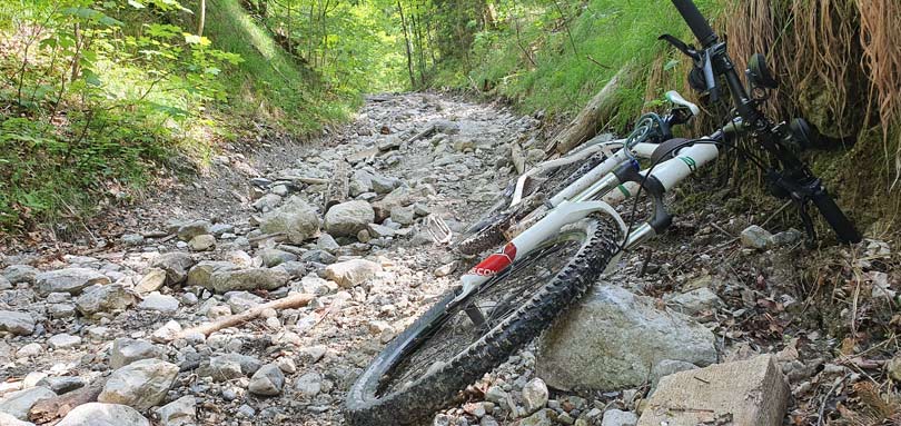 Tutzinger Hütte abfahrt MTB