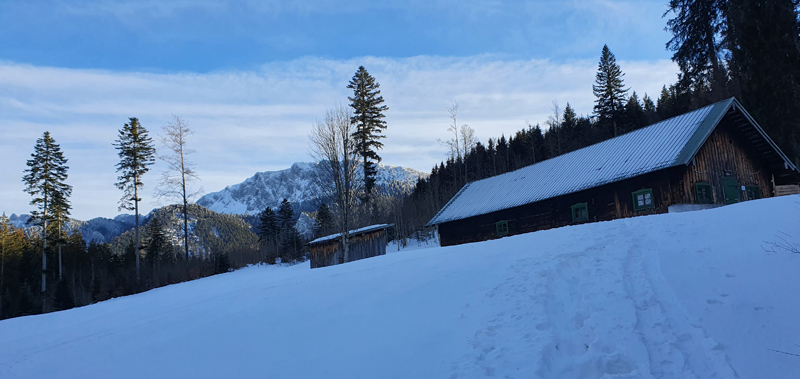 Blick zurück zur Benediktenwand