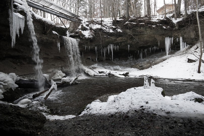 Wasserfall Eiszapfen