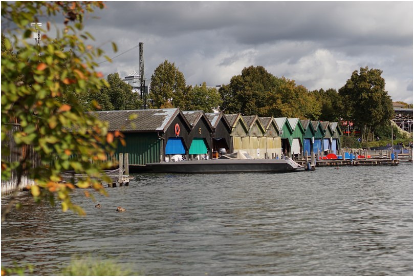 Bootshäuser in Starnberg