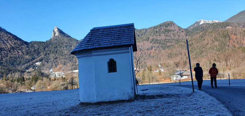 Wandern und Klettern Daffensteine Start Kapelle