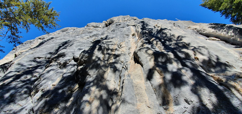 Wandern und Klettern Daffensteine fester Fels