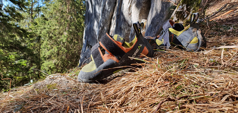 Wandern und Klettern Daffensteine Kletterschuhe