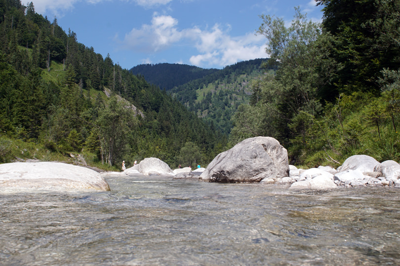Flusswanderung  Hofbauernweißach