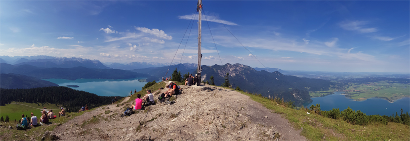 Jochberg Kochelsee Pannorama