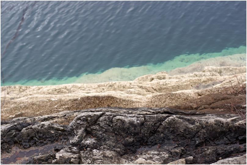 Walchensee Stufen in die Tiefe